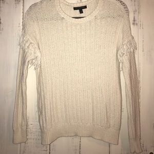 Banana Republic sweater w fringe!