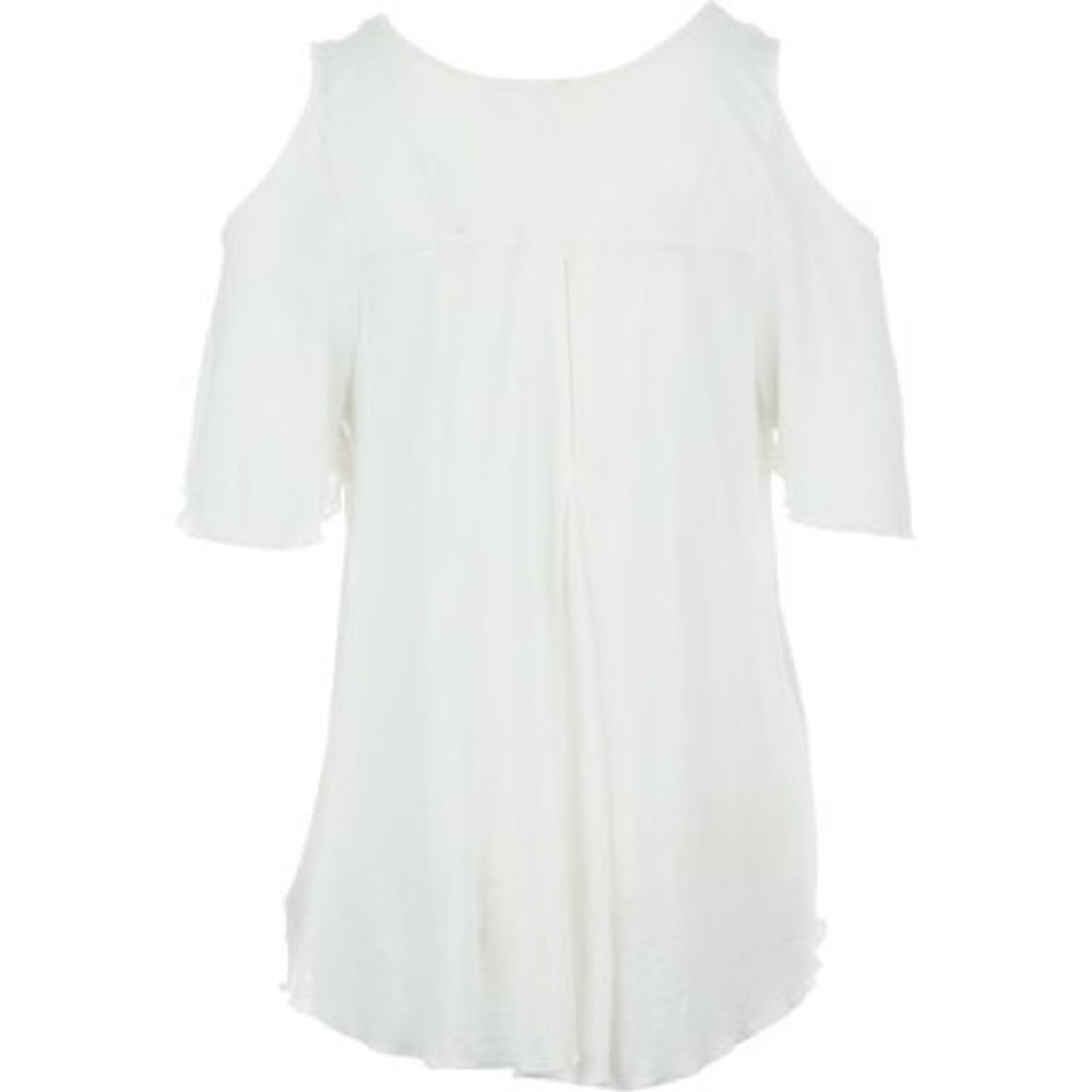 NWT Free People Bittersweet T-Shirt Women's IVORY - Picture 4 of 5
