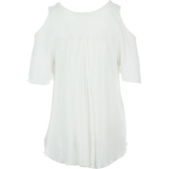 NWT Free People Bittersweet T-Shirt Women's IVORY - Picture 4 of 5