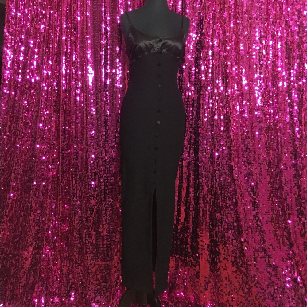 Betsey Johnson Black Gown / Maxi Dress