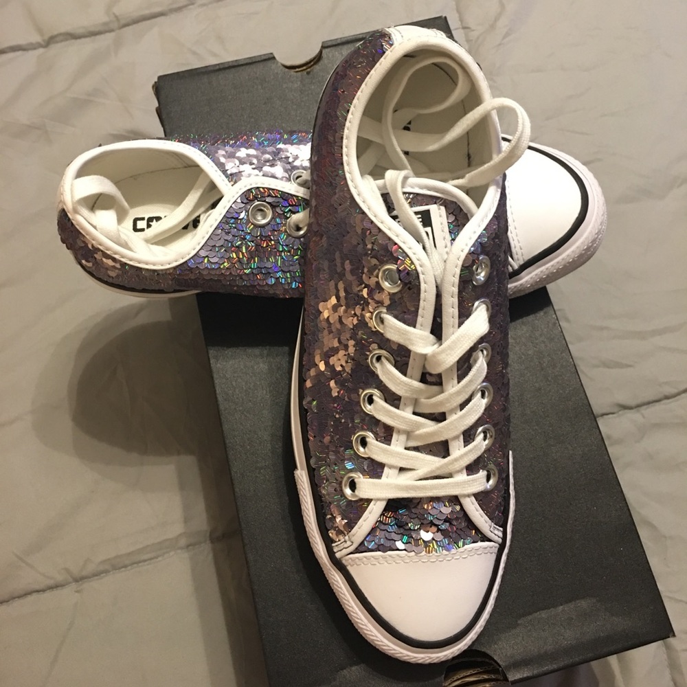 Women’s Sequined Converse Sneakers