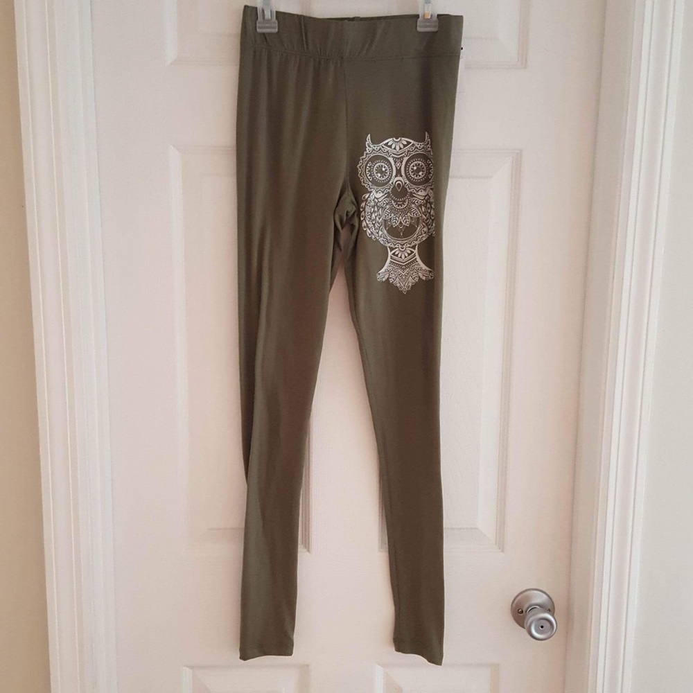 Owl print leggings from Rue 21