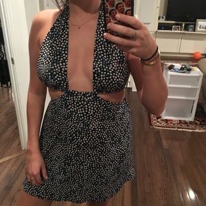 Nasty Gal polka dot dress