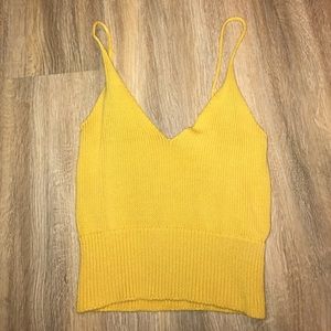 brandy melville knitted tank top