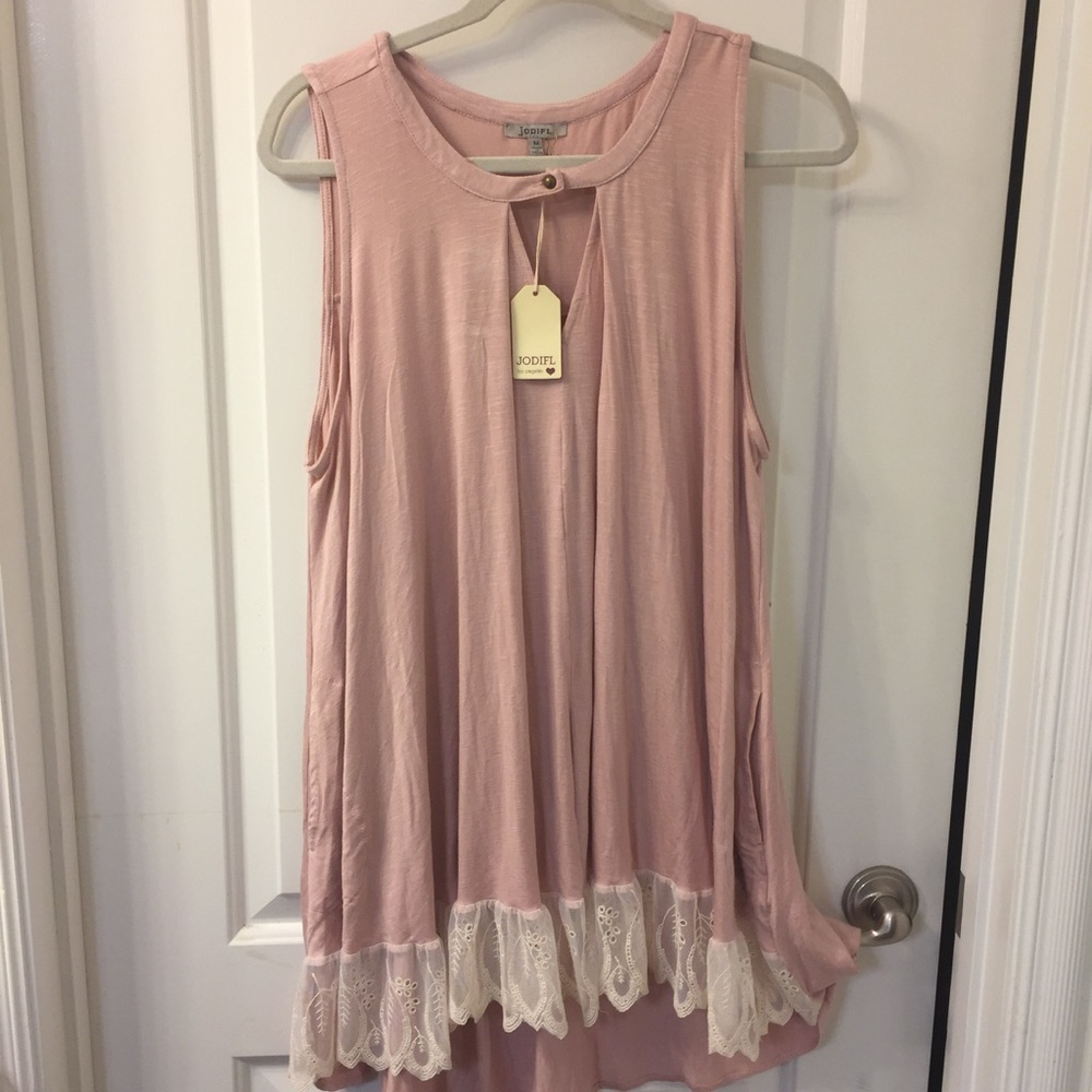 NWT Jodifl Pink Boutique Dress Size Medium