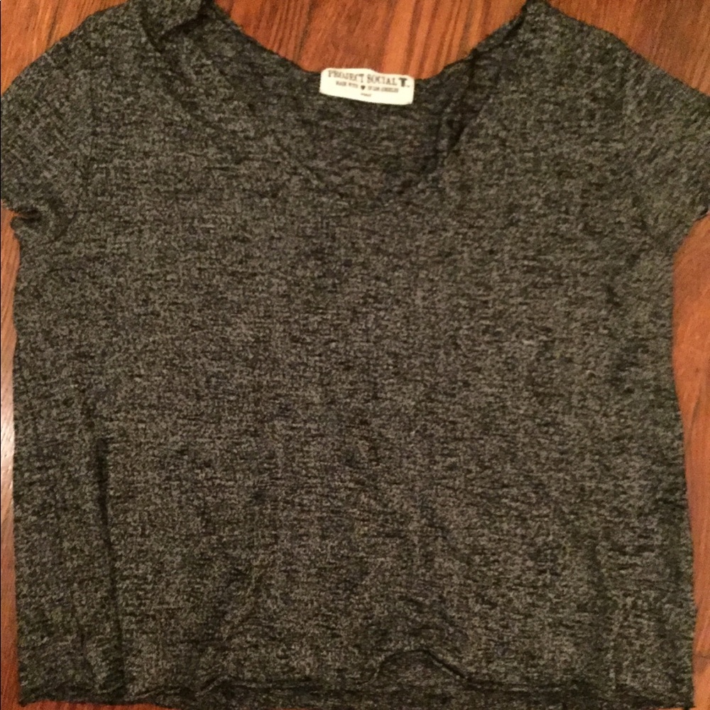 Urban Outfitters Textured-Knit T-Shirt