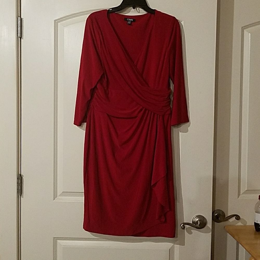 Women red dress
