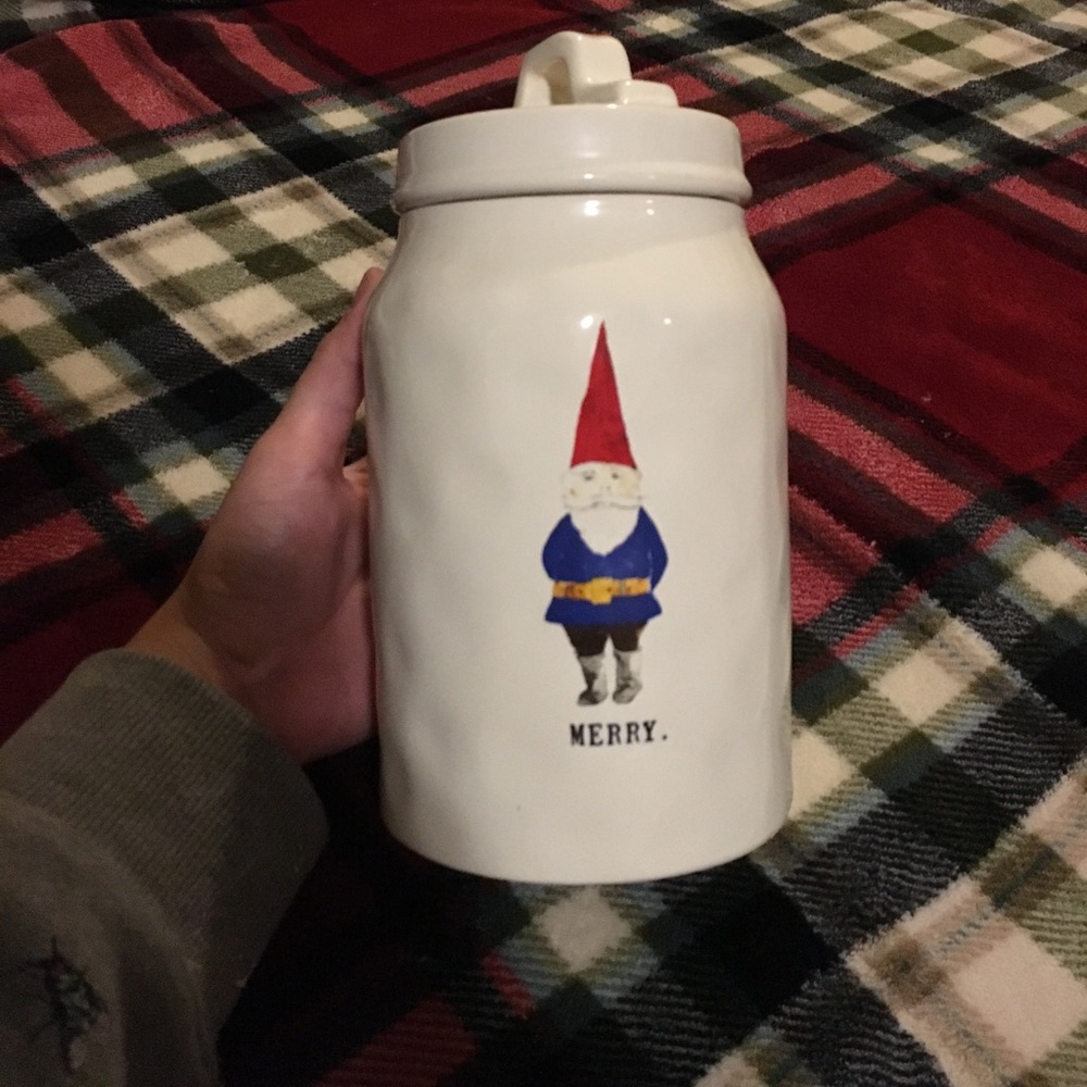 Rae Dunn MERRY elf canister