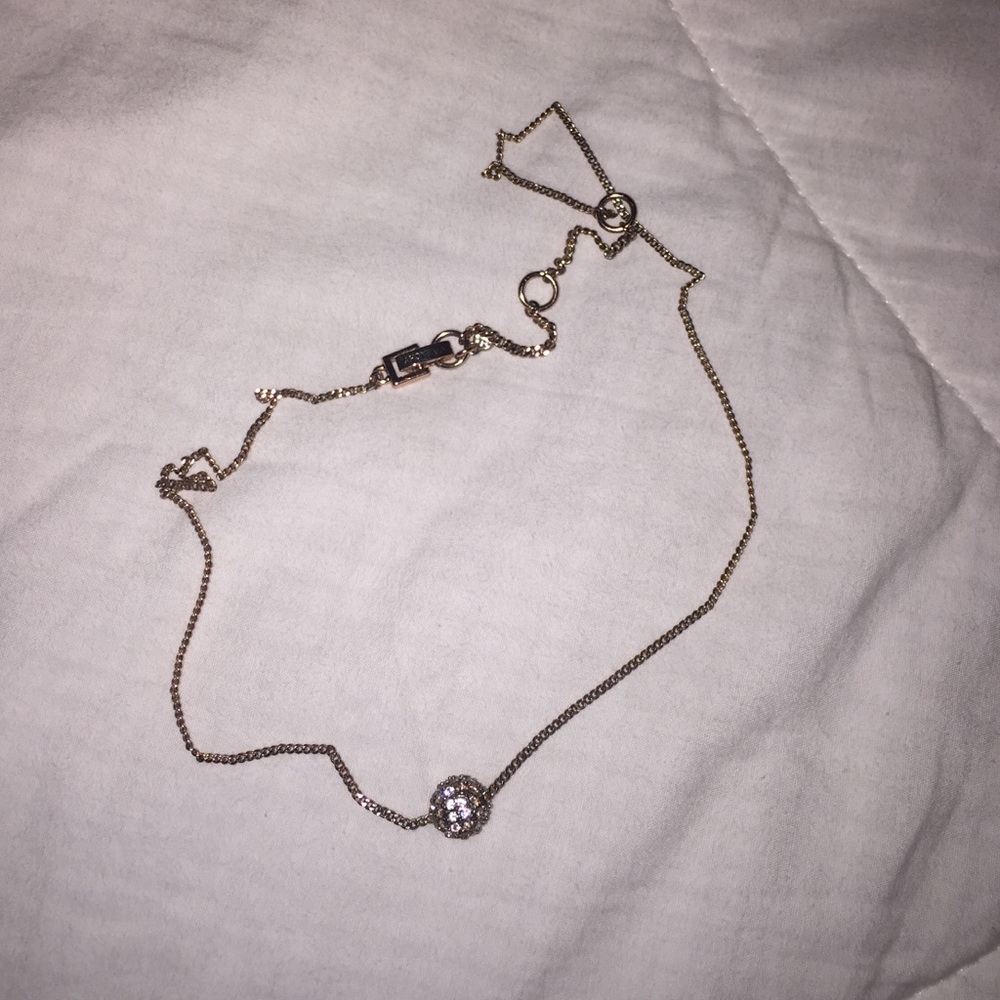 Givenchy rose gold diamond ball necklace💎