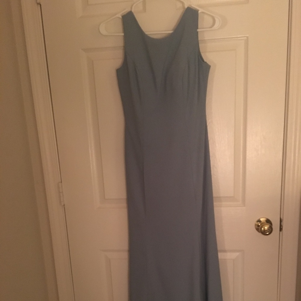 Vivian Diamond Dessy Collection long evening gown.
