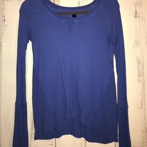 Blue Loose fit thermal! Very fashion blogger!