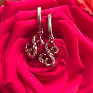 Kay open heart earrings