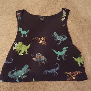 Dinosaur Crop Top