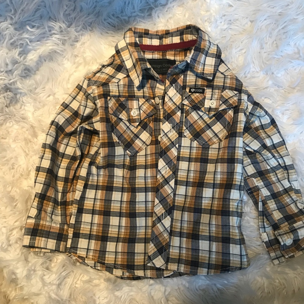 Plaid Boys Button Down