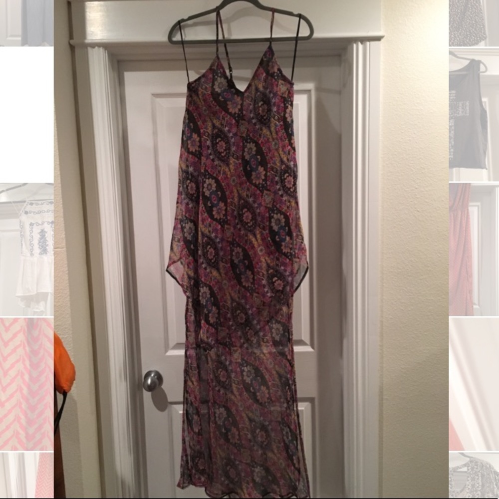 Multi tiered boho Maxi dress