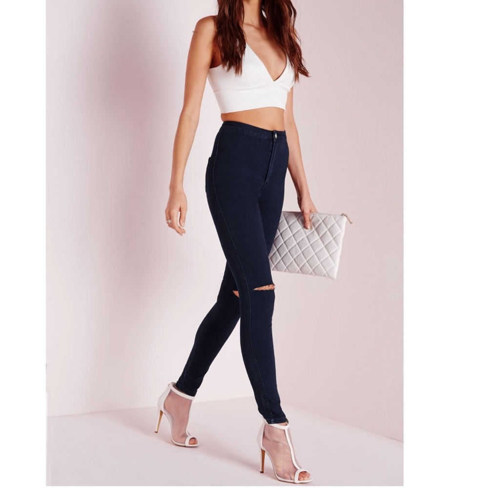 Misguided high waisted jeans *New*
