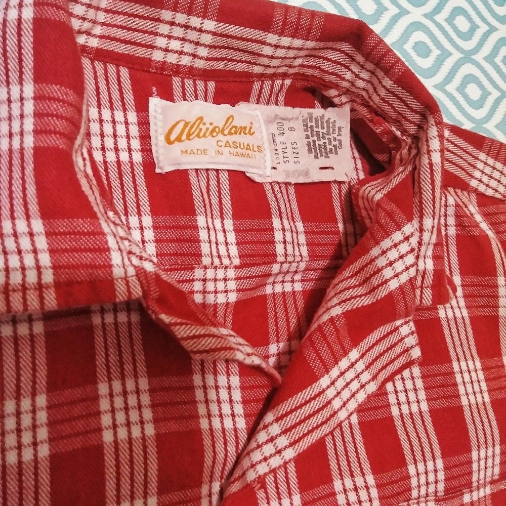 👦RARE VINTAGE ALIIOLANI CASUALS Short Sleeve