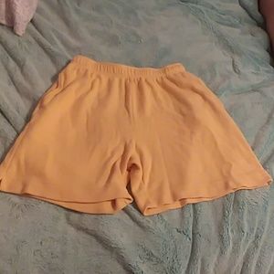 Comfy Yellow Shorts