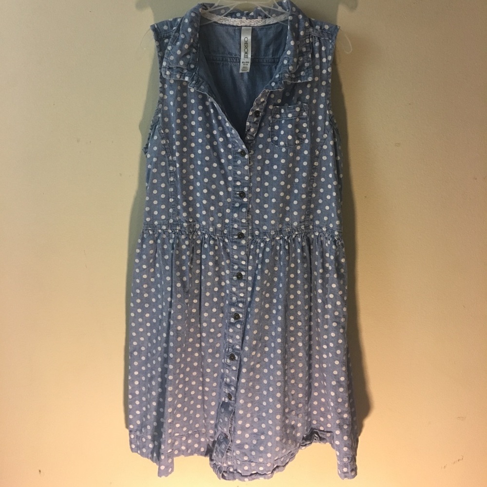 Cherokee Jean Polka Dot Dress