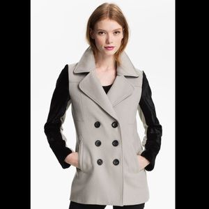 Rebecca Minkoff Calf Hair Sleeves Coat