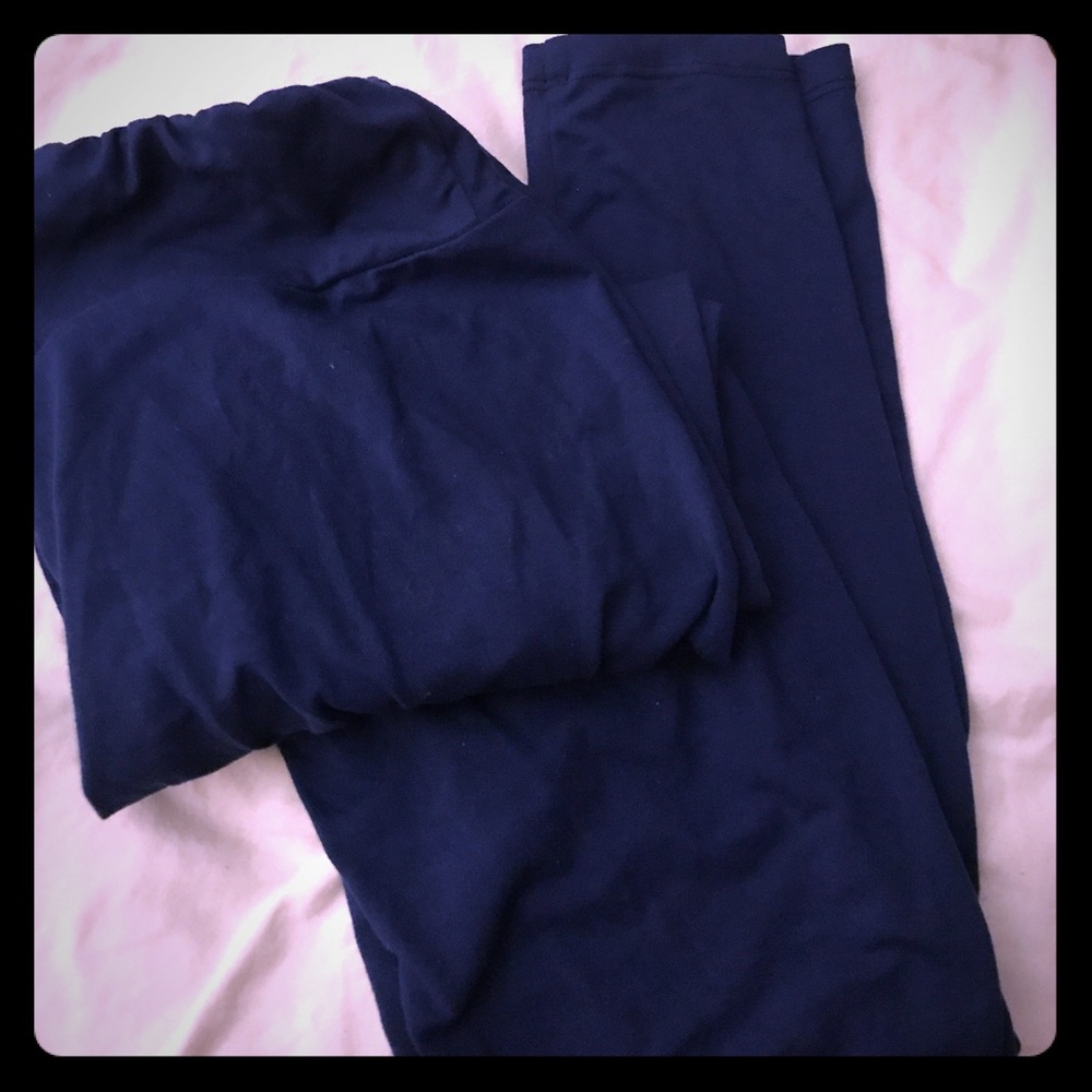 Navy blue one size Lularoe leggings