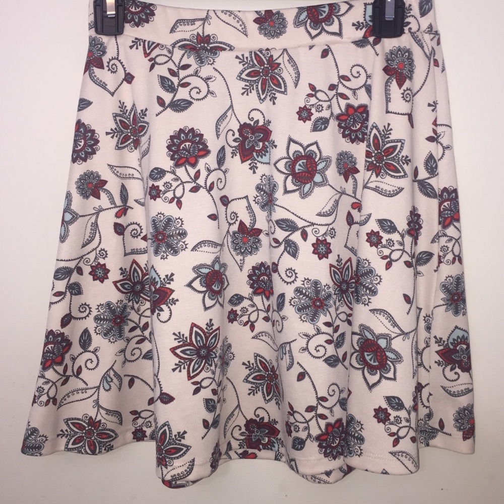 Floral skater skirt