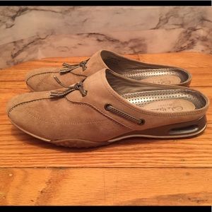 Cole Haan Air Bria Putty Suede Mules