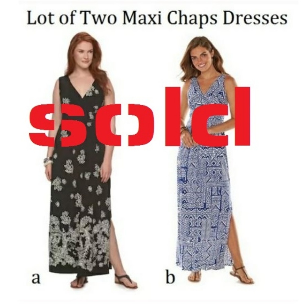 Lot of Two Chaps Flattering Maxi Dresses