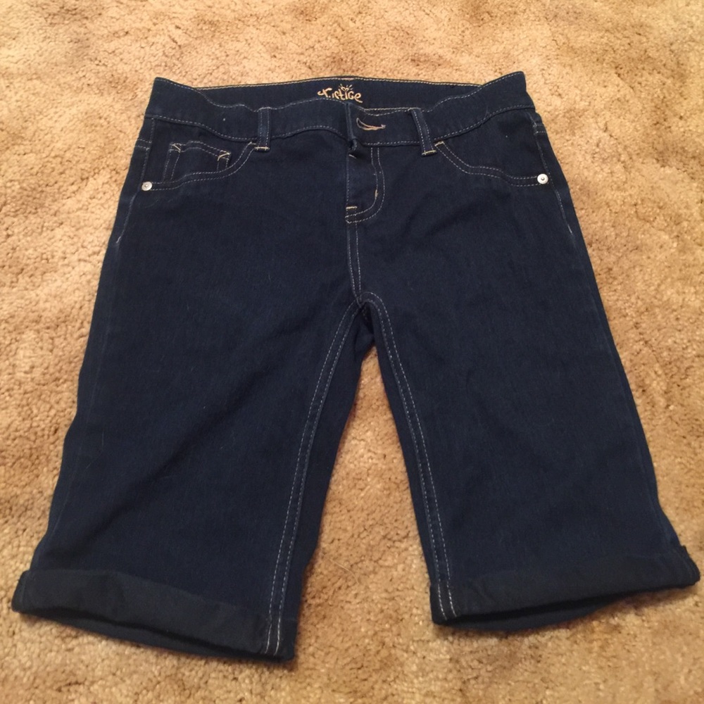 Jean shorts. Justice