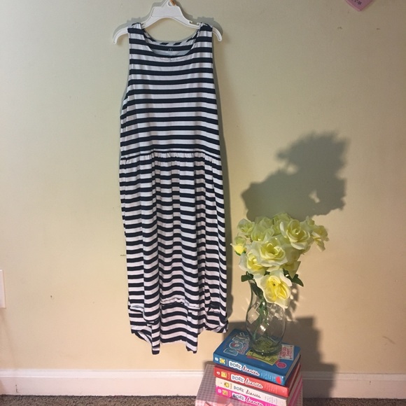Lands’ End stripe dress - Picture 1 of 5