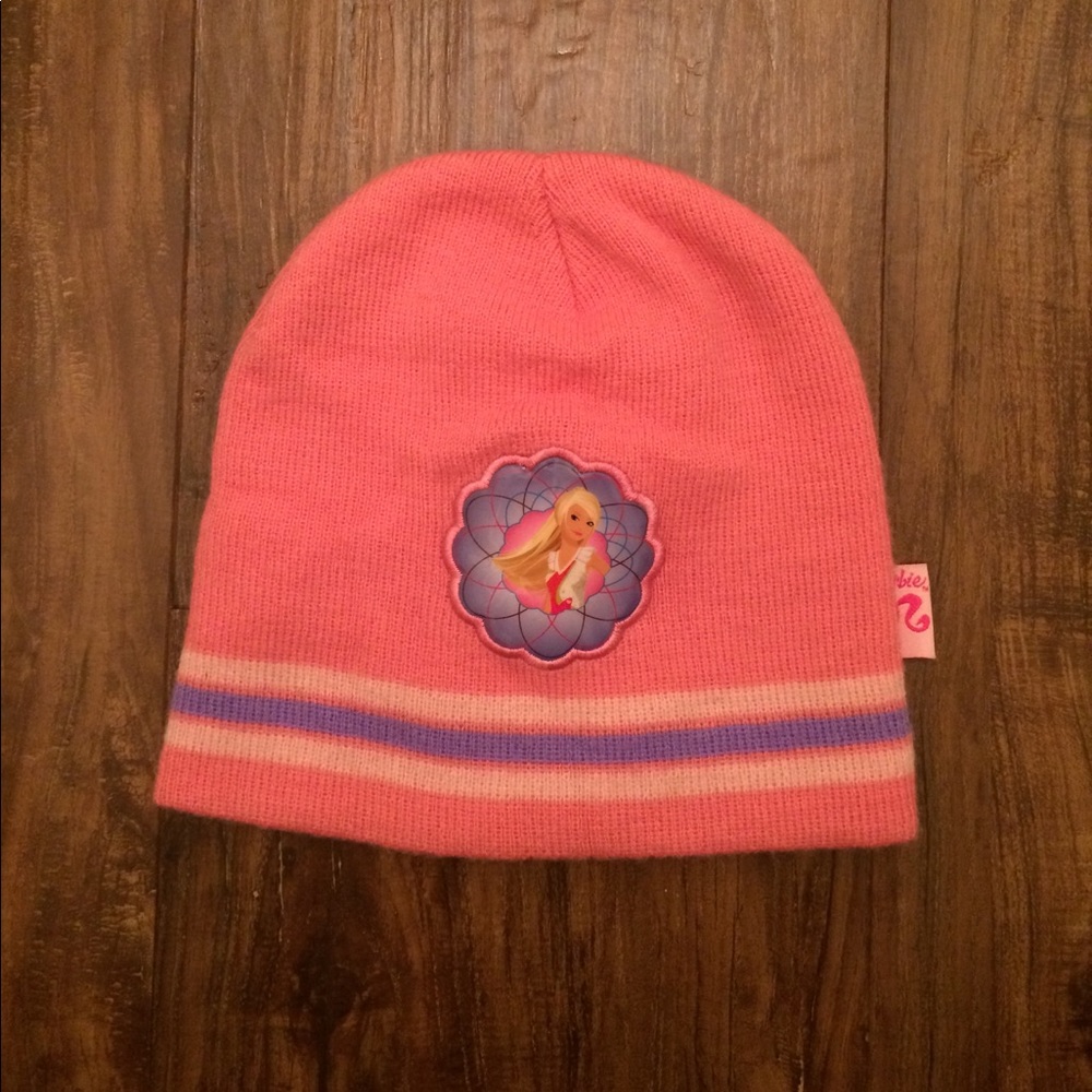 Girls Barbie Beanie