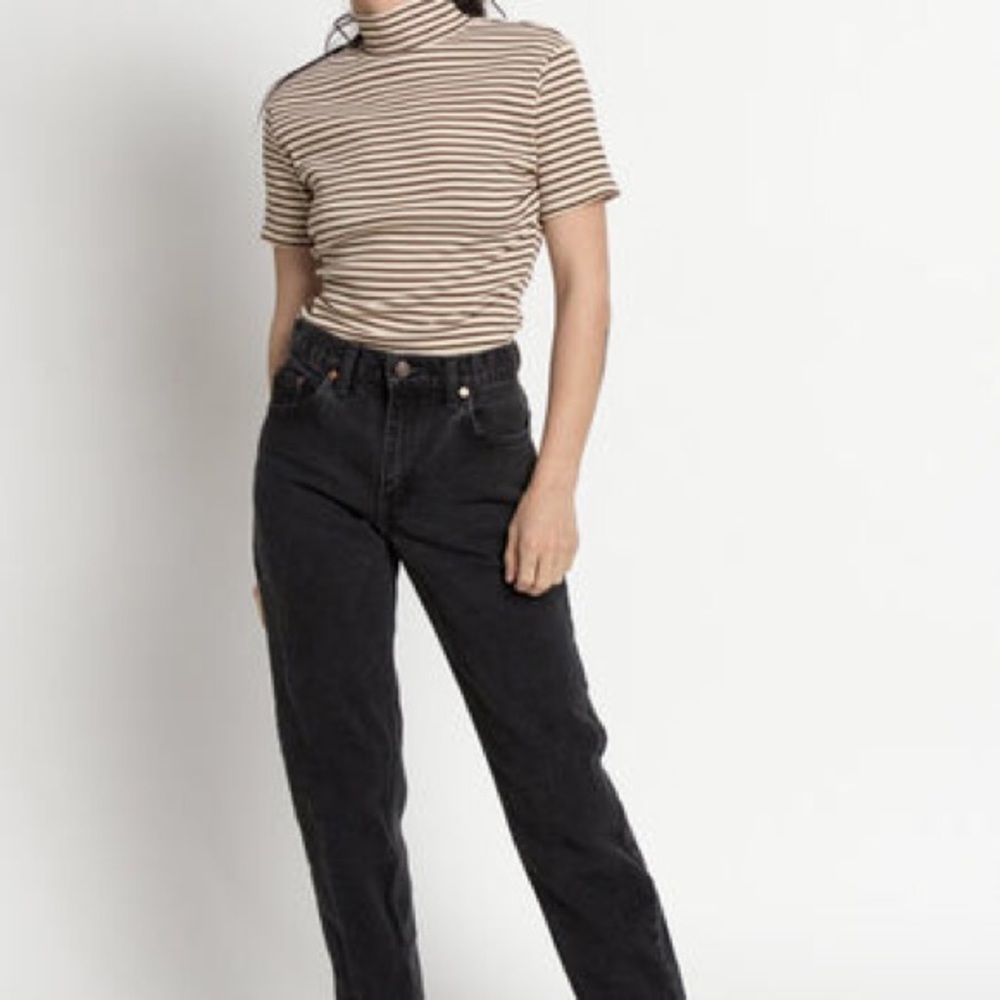 Levi Strauss Black High Waisted Pants (Mom Jeans)