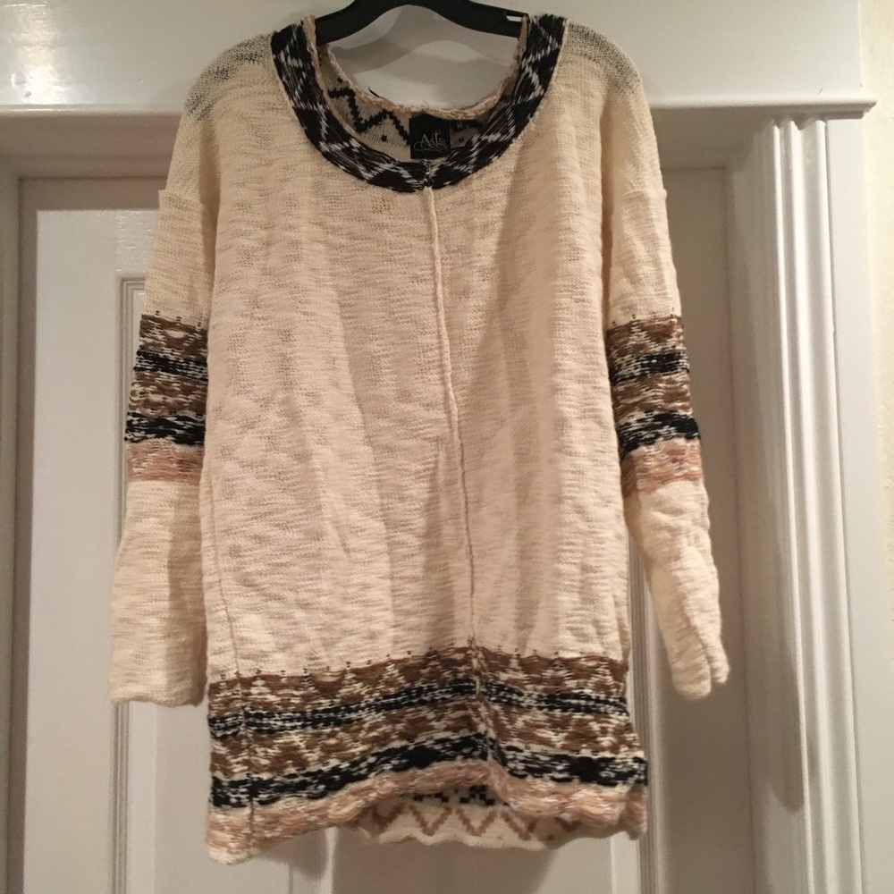 Cream sweater