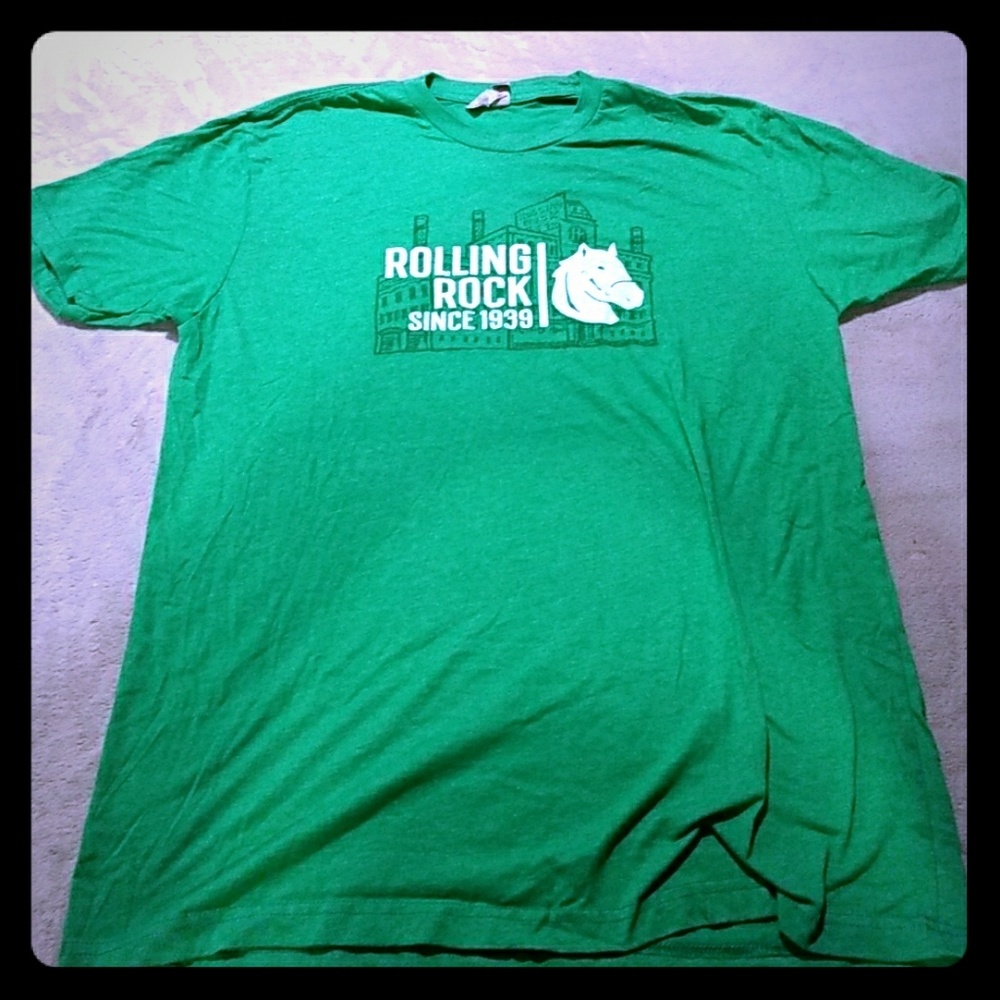 Rolling Rock t shirt