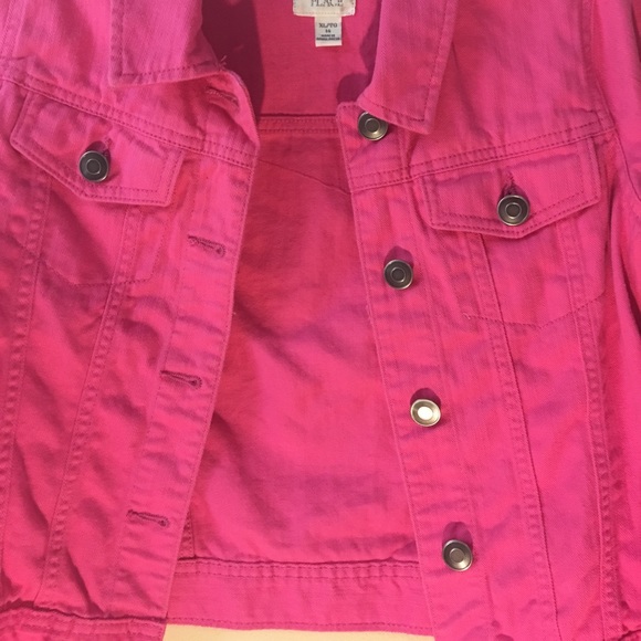 Hot Pink Children’s Place Jean Jacket - Picture 3 of 3