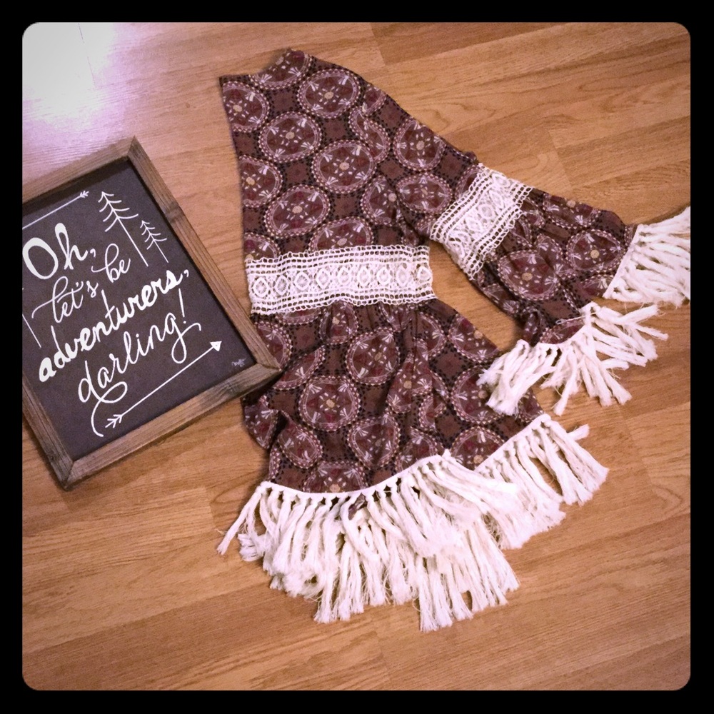 Boho tassel cardigan