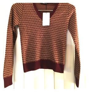 Zara patterned knit top