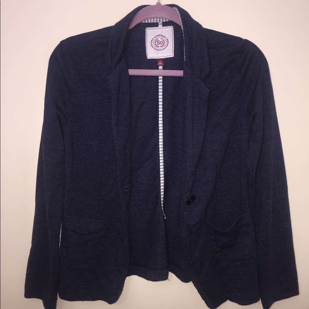 Navy blue blazer