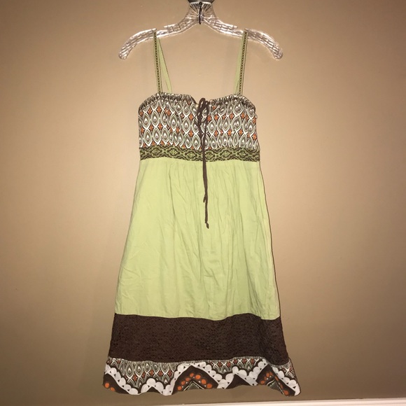 🍀 100% cotton, thin strapped dress - Picture 2 of 8