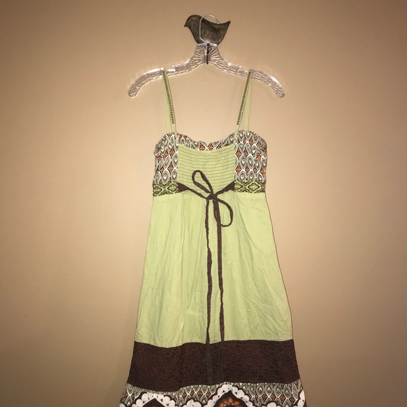 🍀 100% cotton, thin strapped dress - Picture 4 of 8