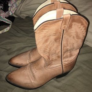 Leather Cowboy Boots!
