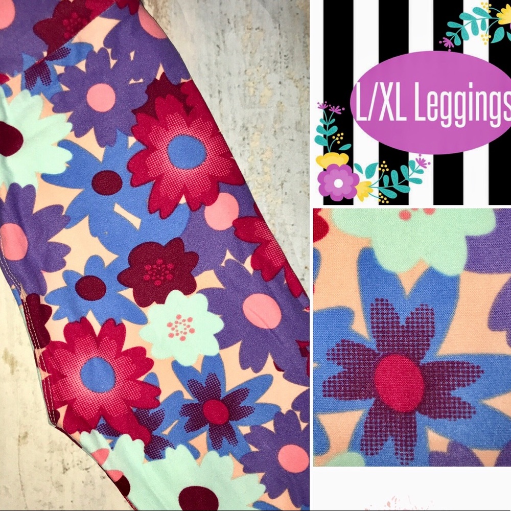 SALE🌹 LuLaRoe kids l/xl leggings. New! Floral