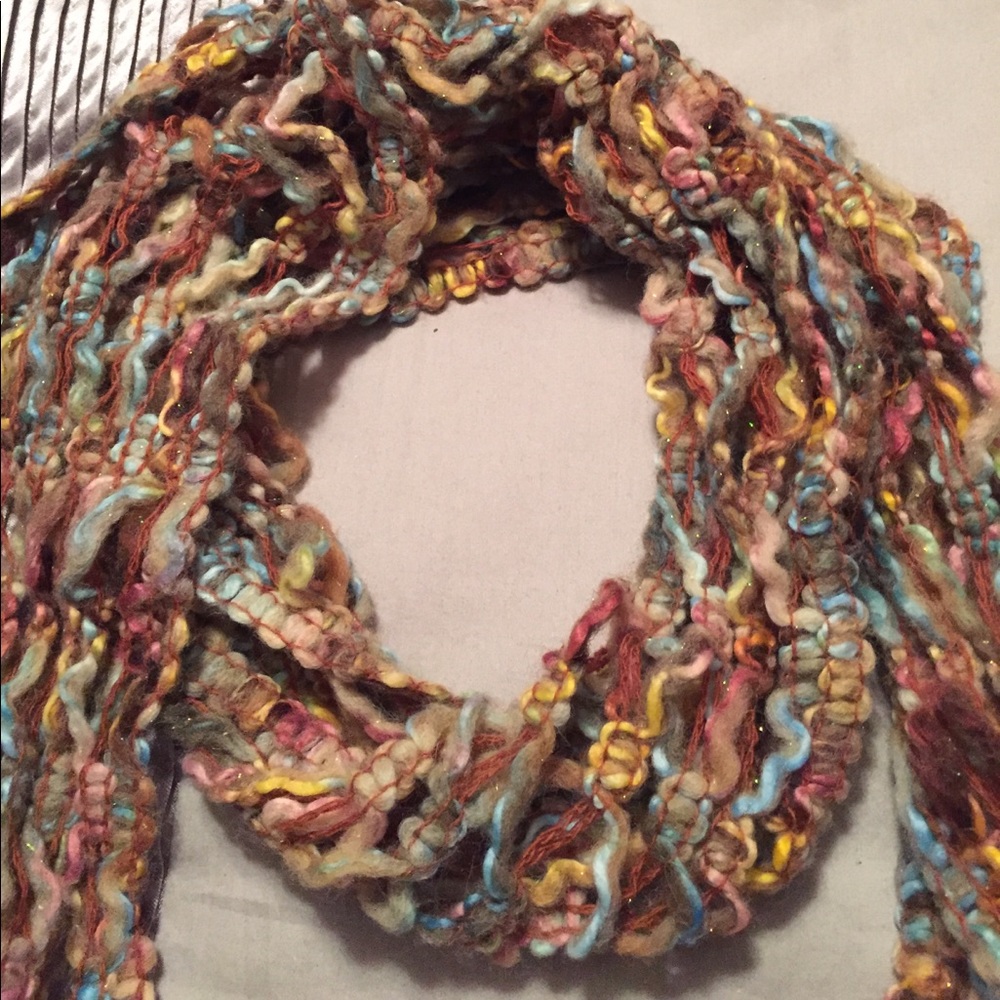 Italian Multicolored Scarf - Picture 2 of 4