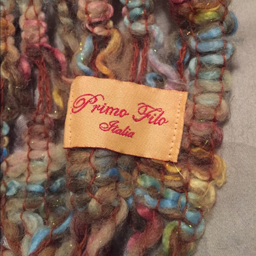 Italian Multicolored Scarf - Picture 3 of 4