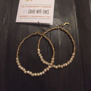 Noonday Metallic Pearls Earrings