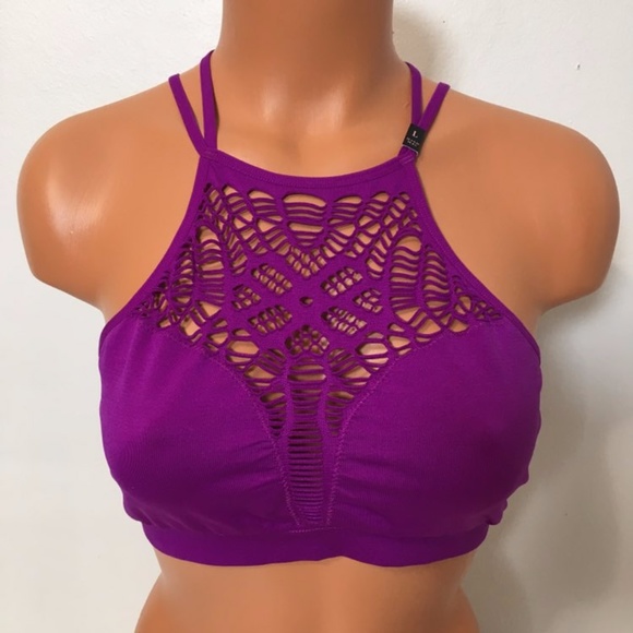 Victoria's Secret Other - NEW L VS HIGH NECK LASER CUT BRALETTE