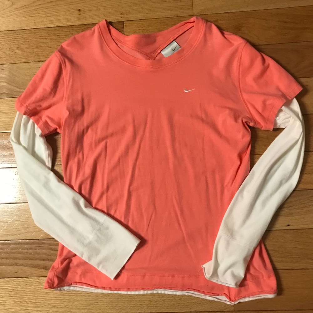 Nike layered look long sleeve T-shirt