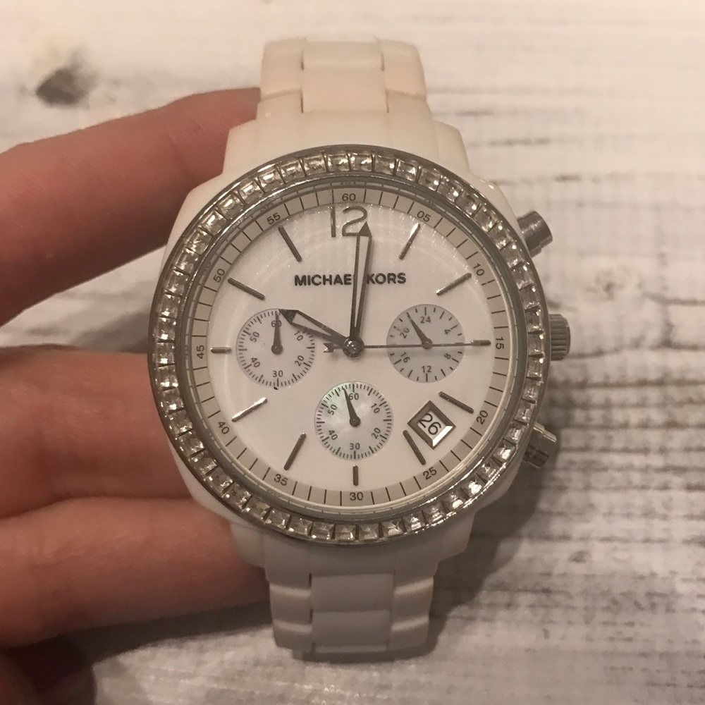 Michael Kors white watch