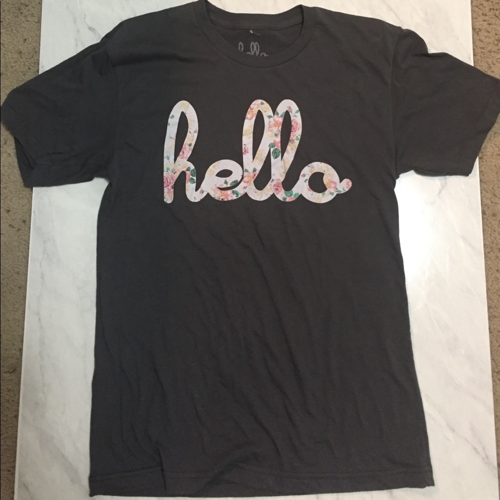 Hello shirt