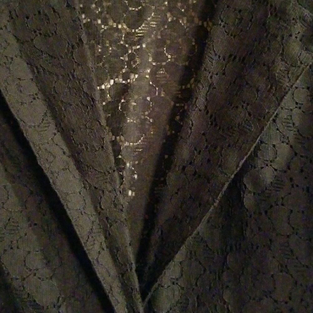 Black Lace Blazer - Picture 2 of 4